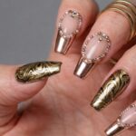 Metallic Nails Become Winter Neutral: Chic Manicure Styles Trending This Season