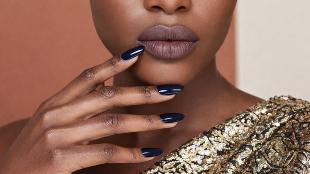 Navy Nail Colour Emerges