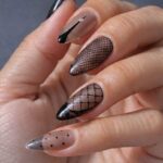 Sheer Stockings Nail Trend Returns Creating Polished Look Inspired By Classic Hosiery