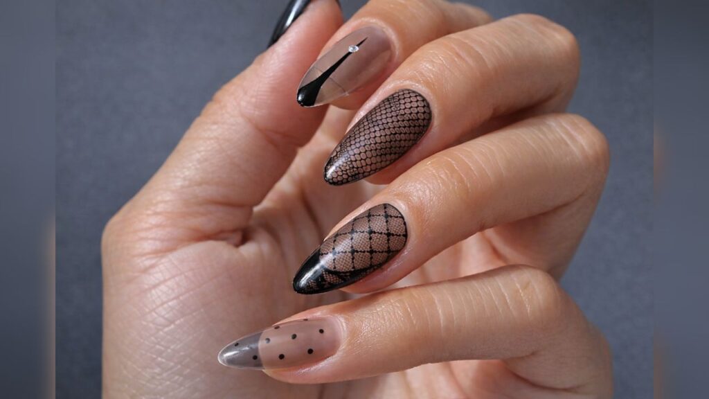 Sheer Stockings Nail Trend