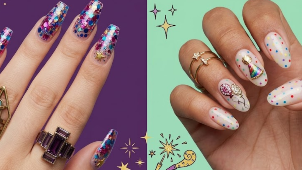 25 Birthday Nail Designs: Bold Colourful Manicure Ideas Trending Now