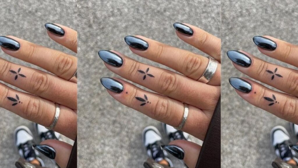 Black Chrome Nails